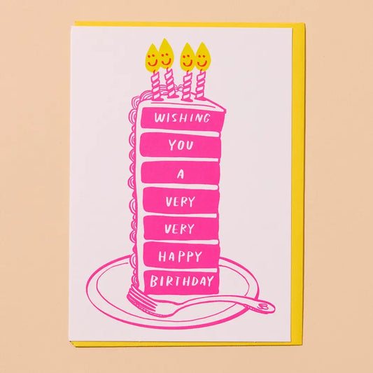 Birthday Cake Greeting Card