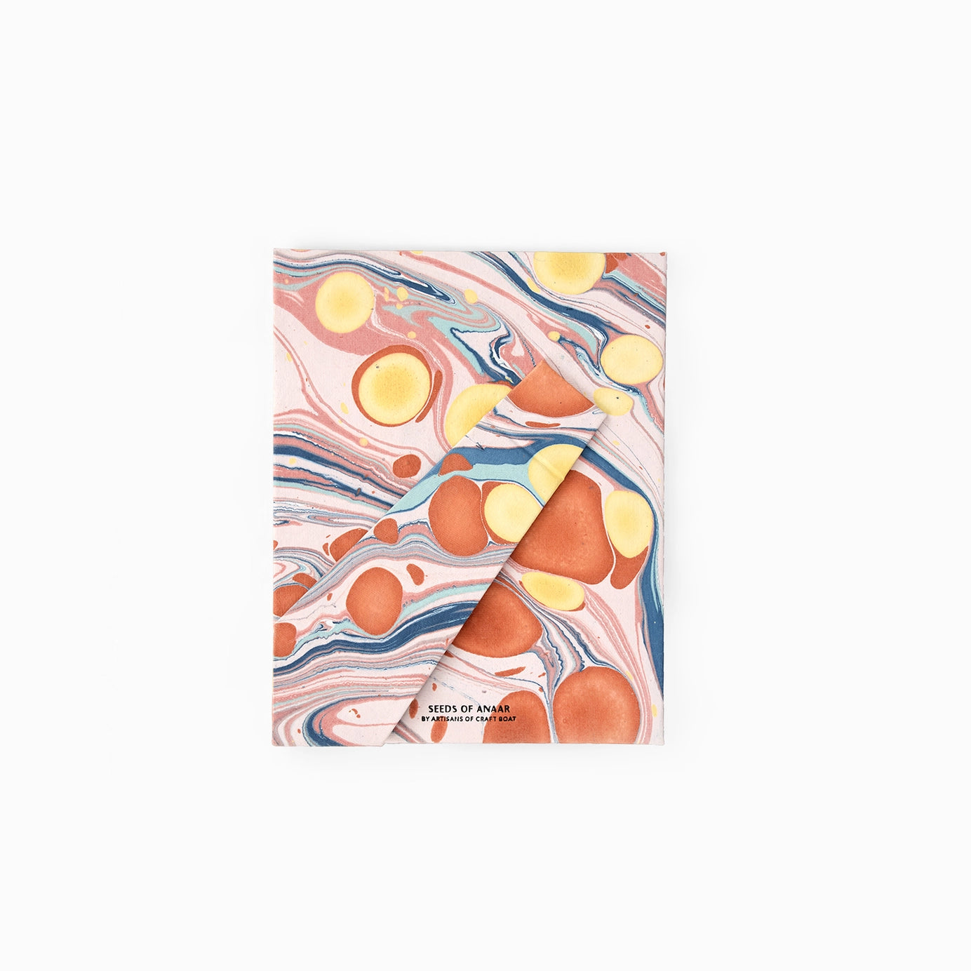 Twilight Mountain Hand Marbled Tabletop Picture Frame