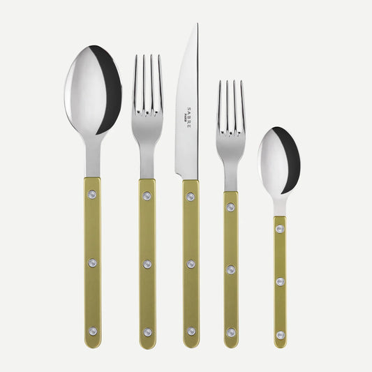 Moss Bistrot Pearly Flatware | 5 Piece Set