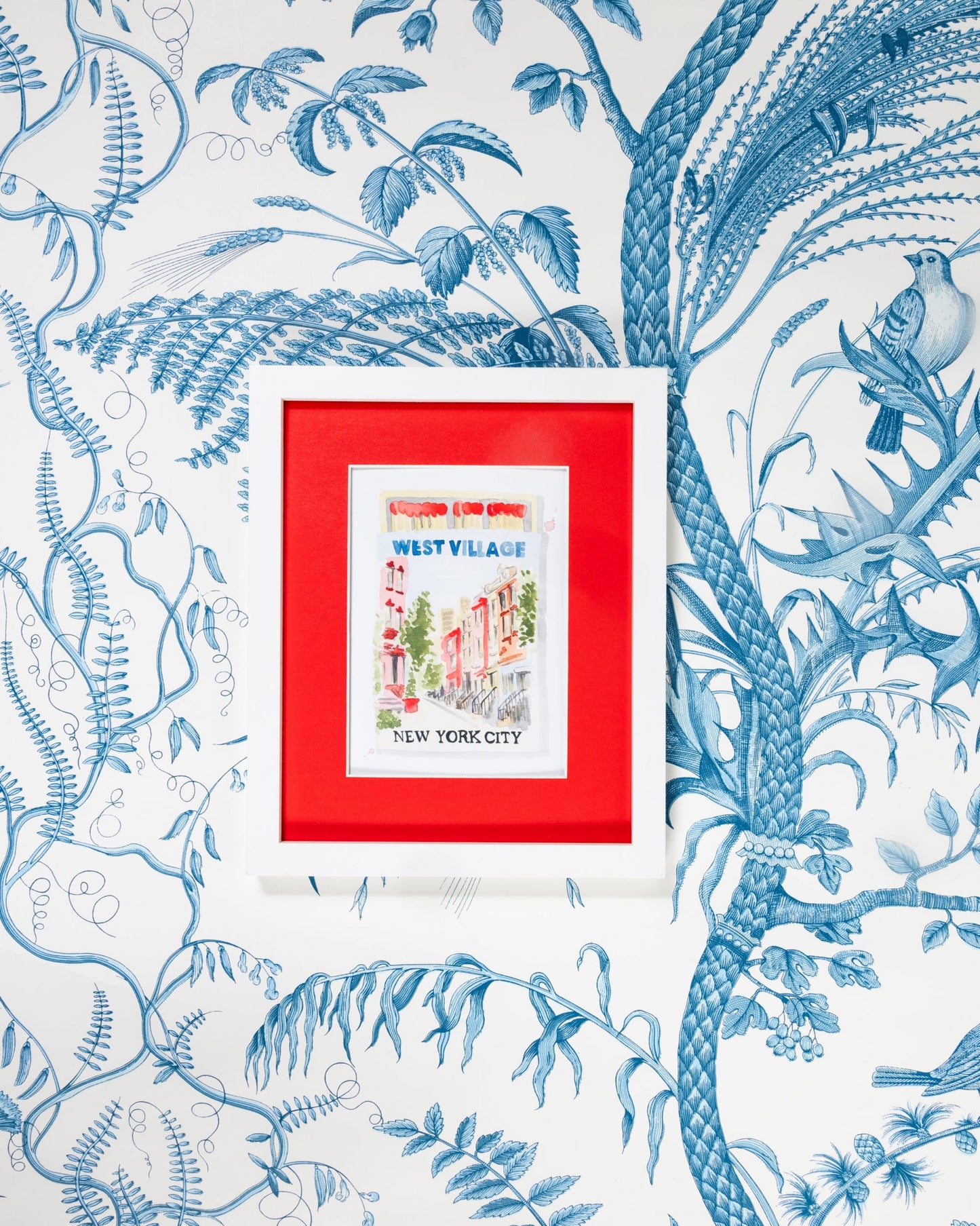 West Village NYC Matchbook Art Print