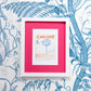 Charleston Matchbook Art Print