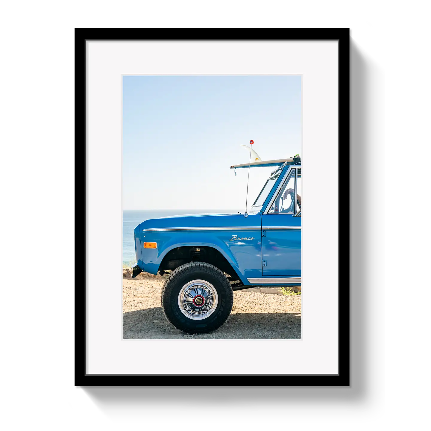 Surf Brono Framed Print