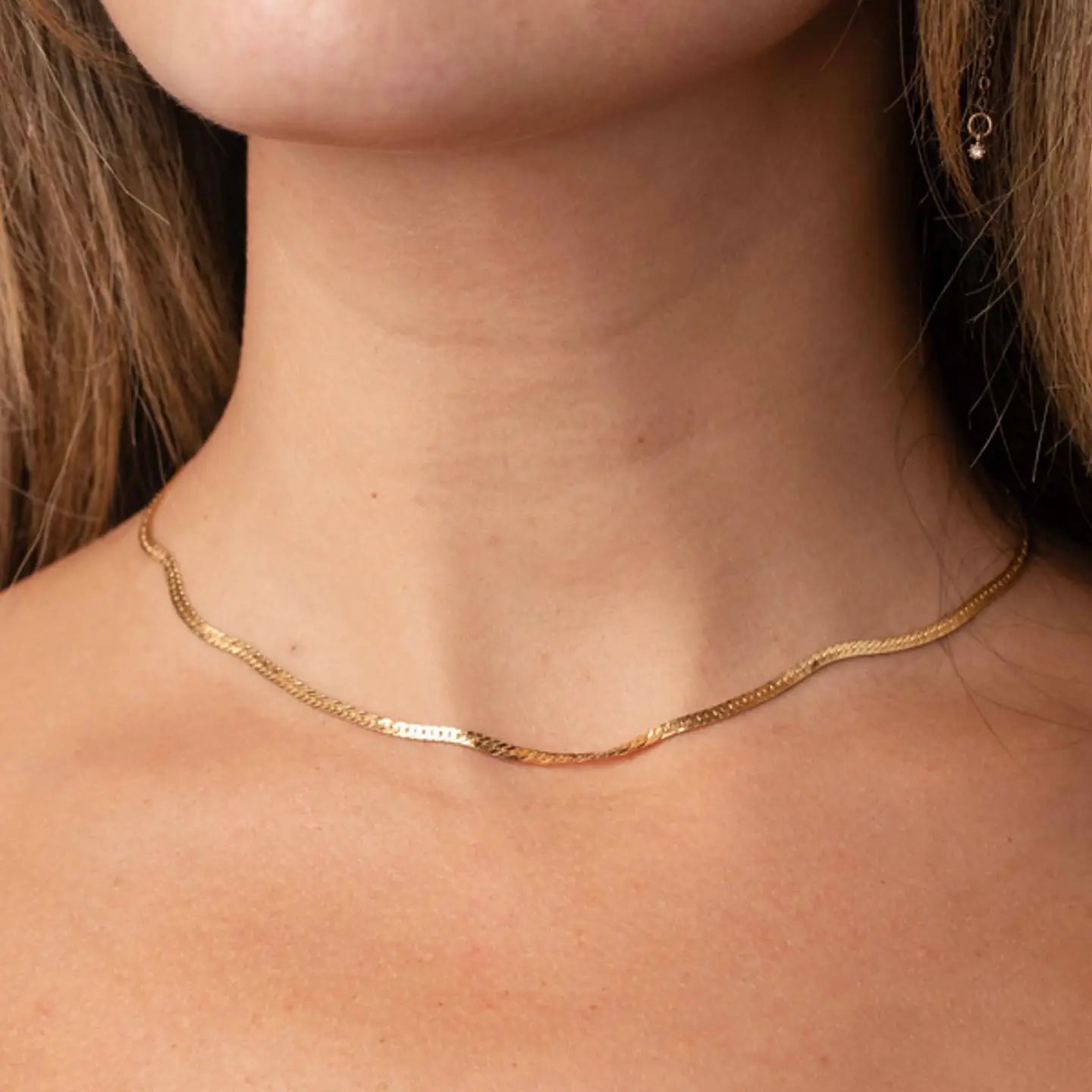 Gold Filled Herringbone Chain