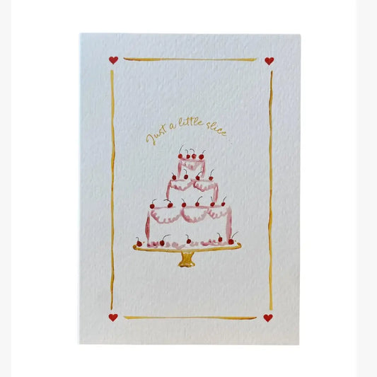 Just a Little Slice Greeting Card