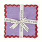 Lilac Linen Square Cocktail Napkins | Set of 4
