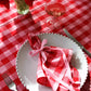 Gingham Valentine Napkins (Set of 4)