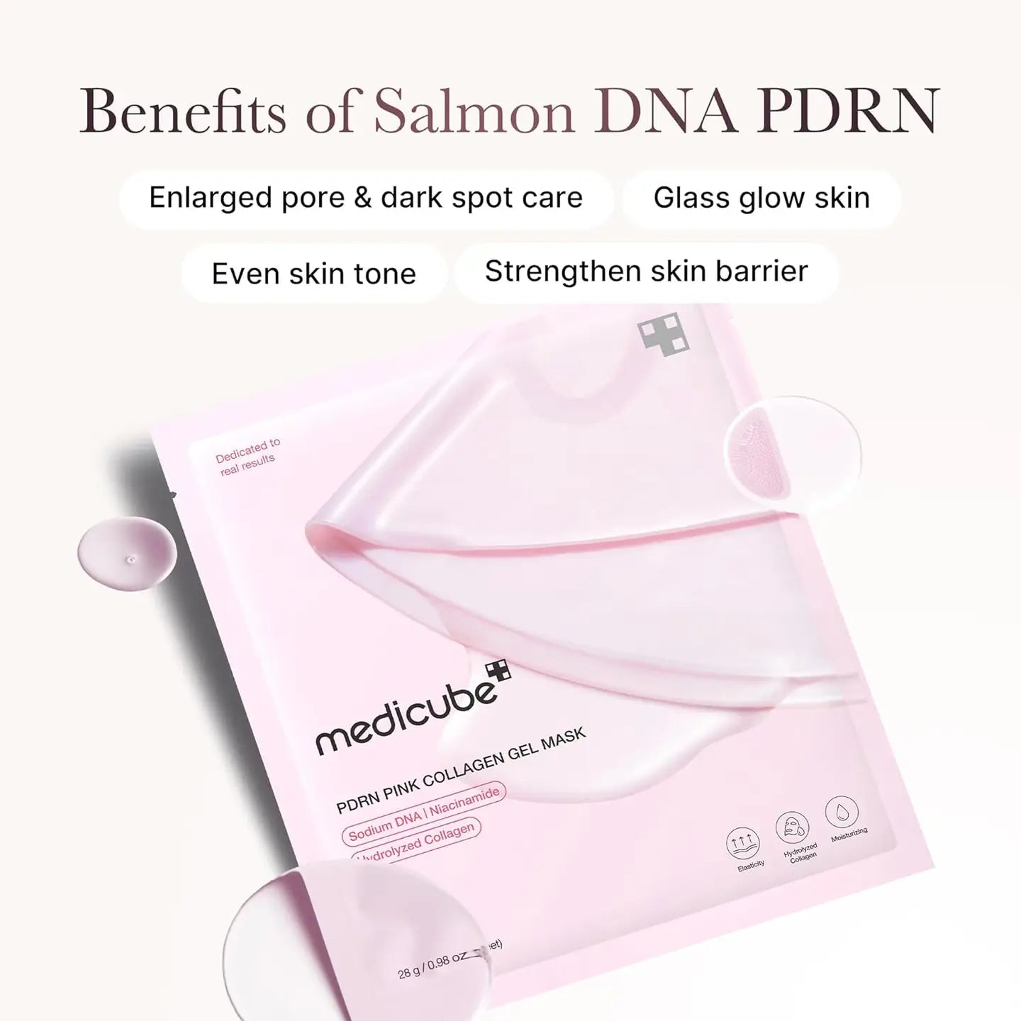 Medicube Pink Collagen Gel Masks | 4 Pack