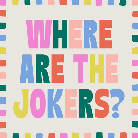 Where Are All The Jokers Cocktail Napkins