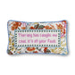 Therapy Needlepoint Pillow