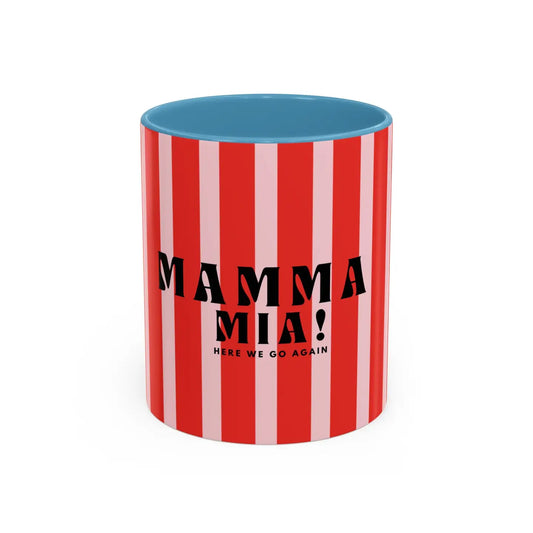 Mamma Mia Striped Ceramic Mug