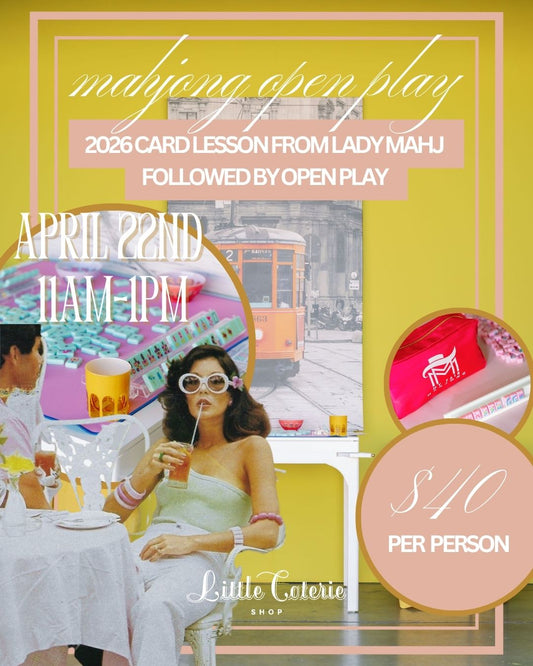 4/22 2026 Card Lesson + Open Play with Lady Mahj
