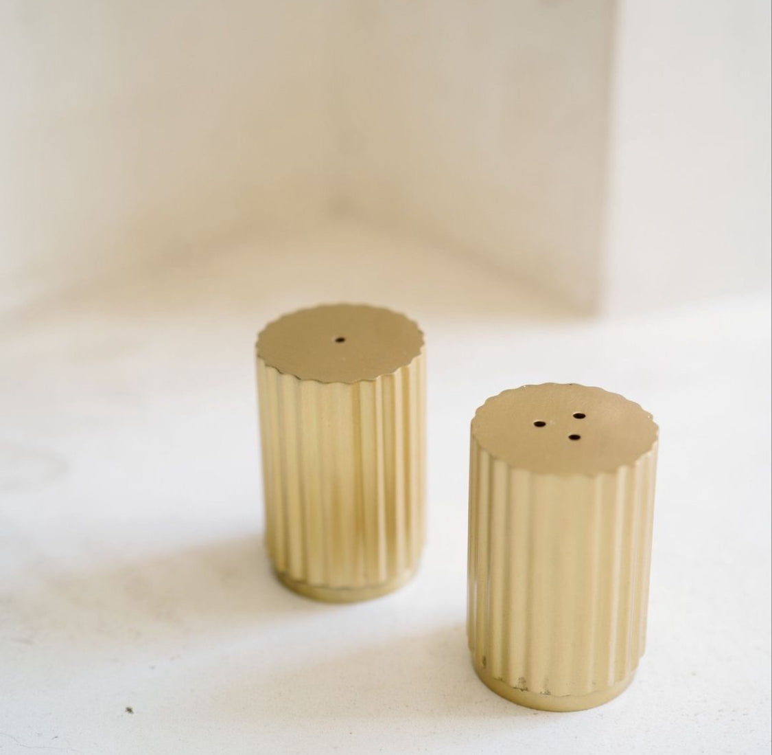 Brass S + P Shakers