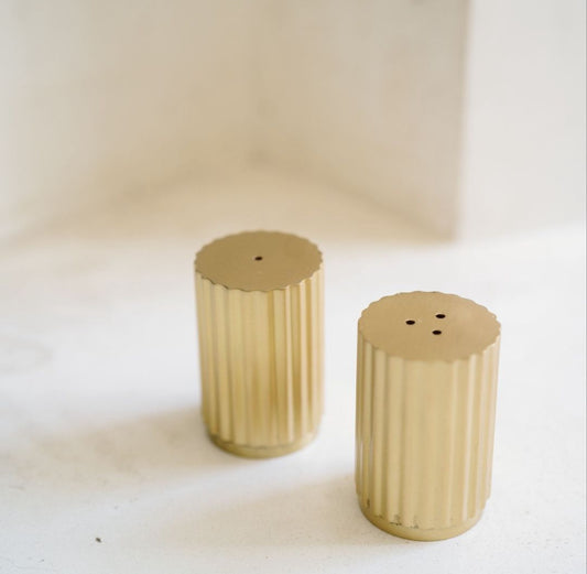 Brass S + P Shakers