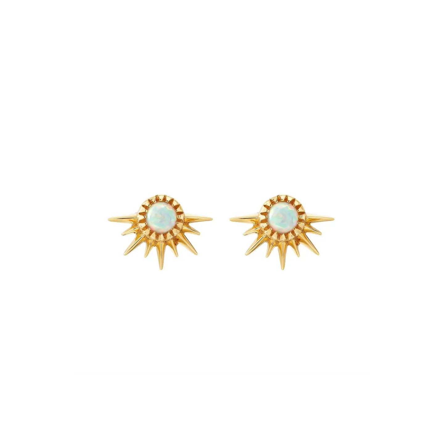 Rising Opal Sun Studs