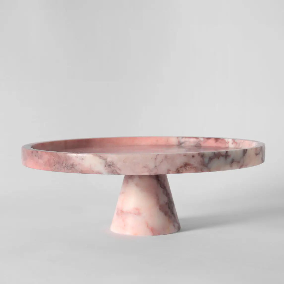 Pink Marble Cake Stand