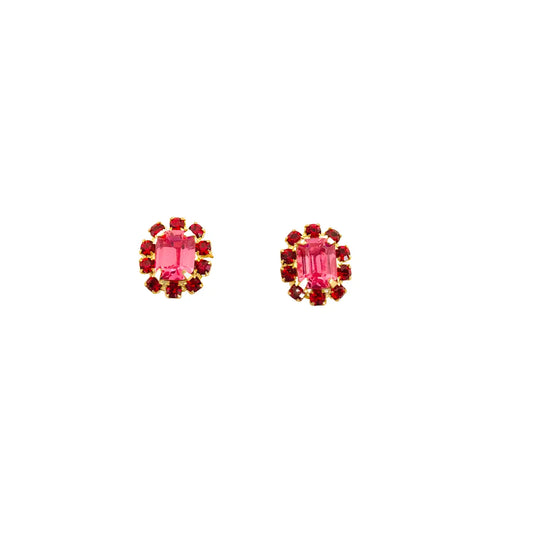 Ruby Crystal Petite Stud