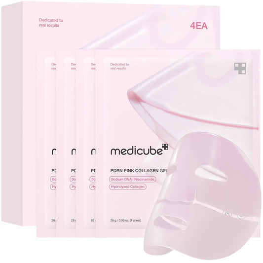 Medicube Pink Collagen Gel Masks | 4 Pack