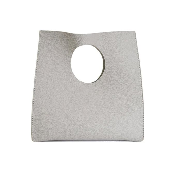 The Agnes Clutch in Light Grey