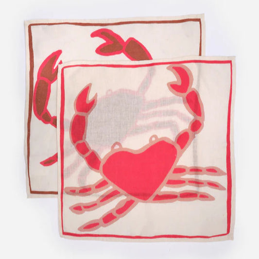 Crab Napkins | Set of 2