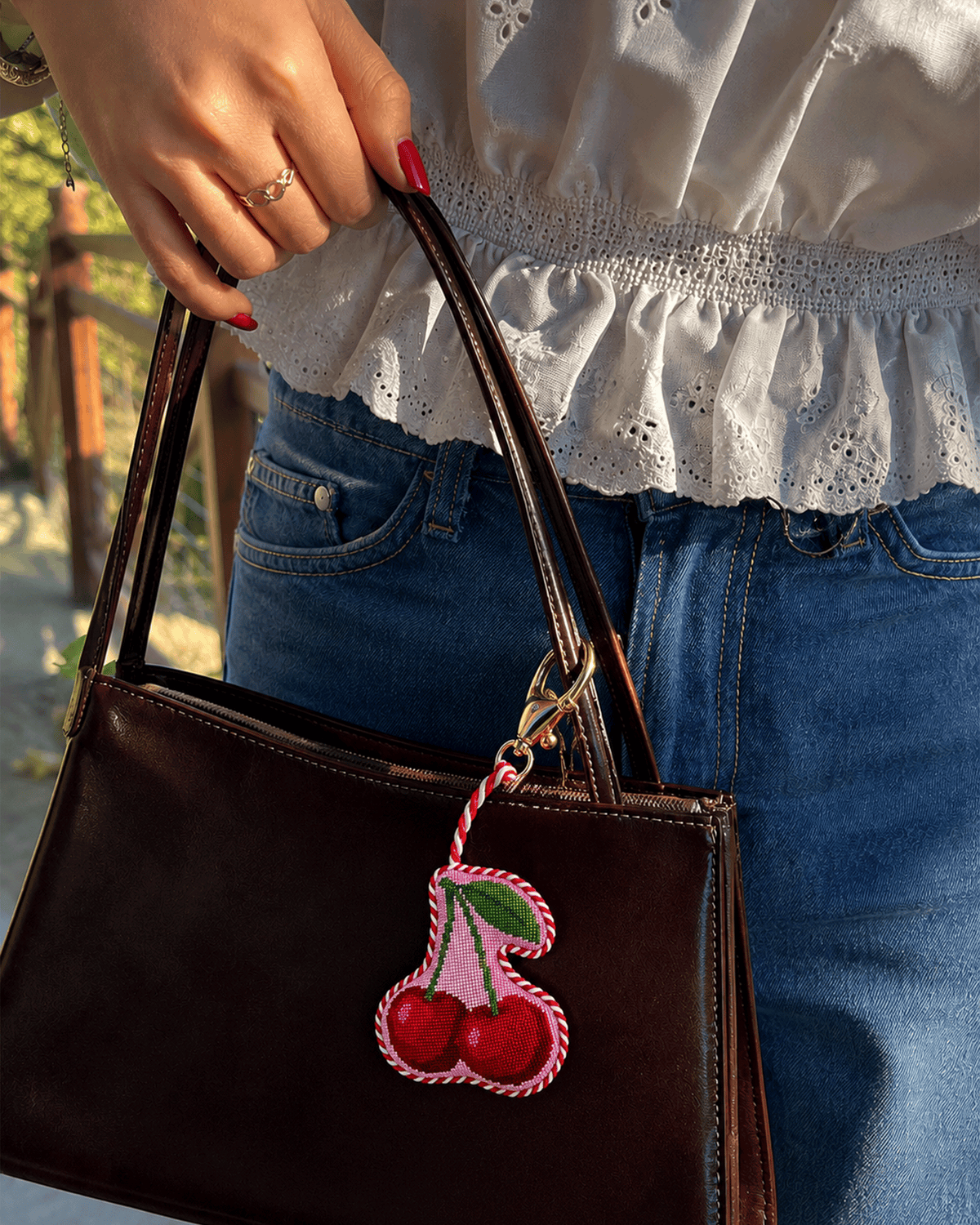 Cherries Bag Charm