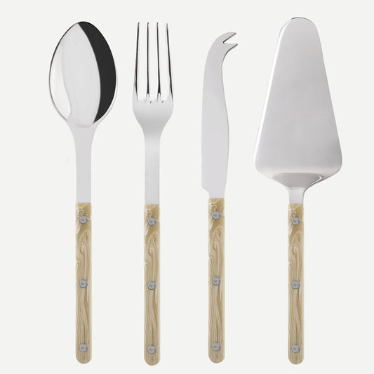 Bistrot Faux Horn Must-Have Serving Set (4 pieces)