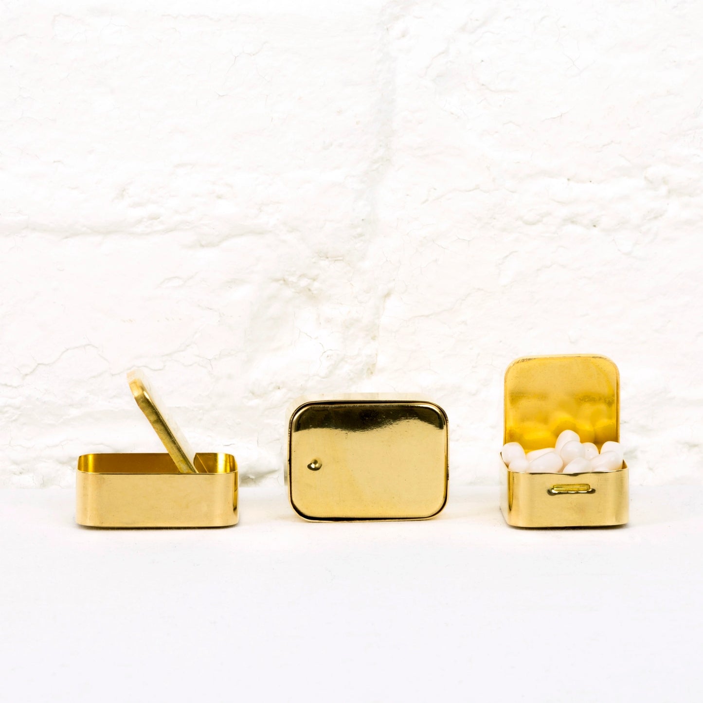 Brass Bin Pill Box