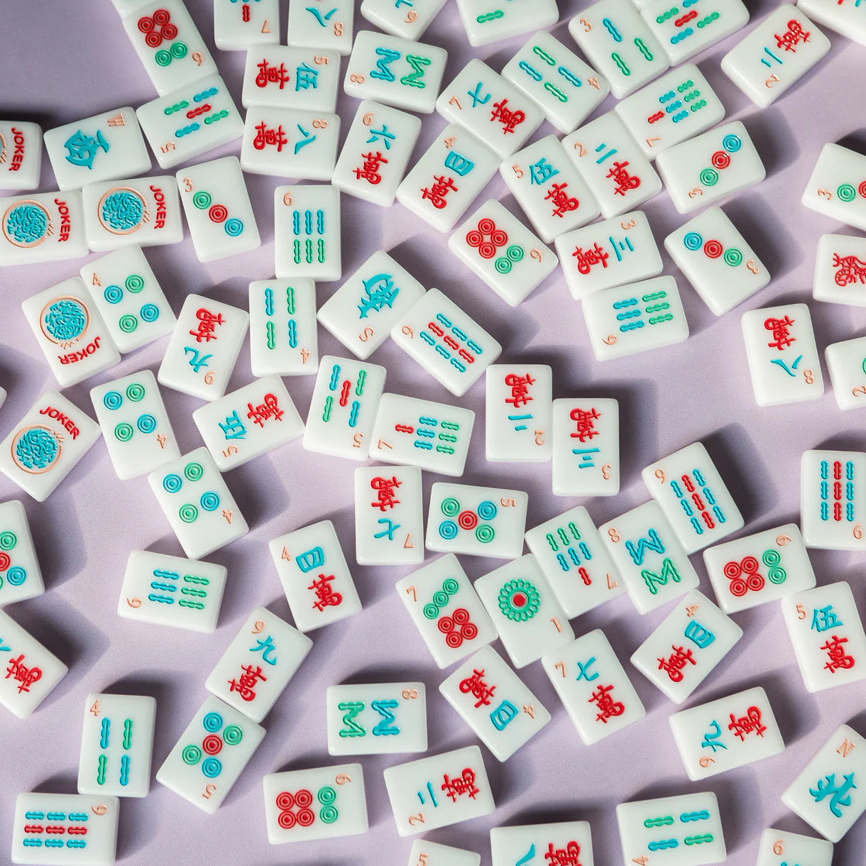 Classic White Mahjong Tiles
