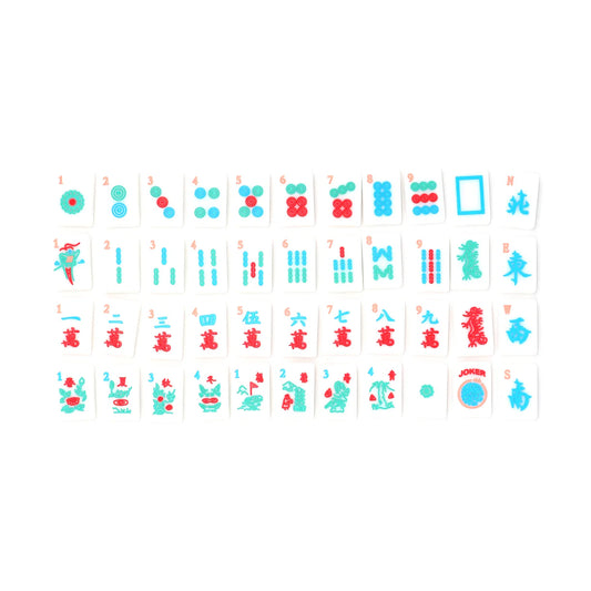 Classic White Mahjong Tiles
