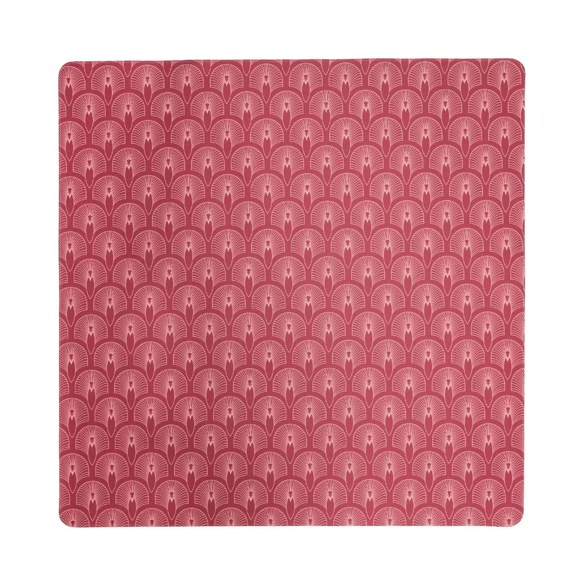 Deco Olive + Red Double-Sided Mahjong Mat