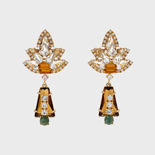 Topaz Starburst Earrings