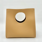 The Agnes Clutch in Tan