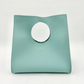 The Agnes Clutch in Sea Blue