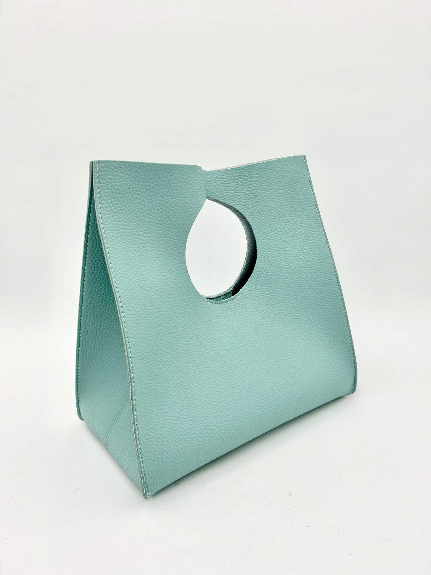 The Agnes Clutch in Sea Blue