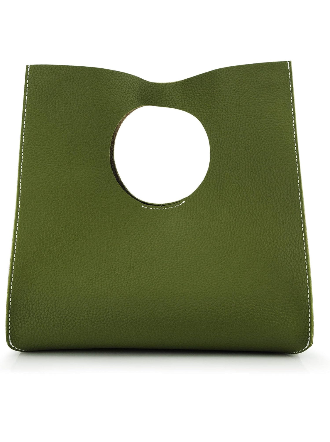 The Agnes Clutch in Olive Green