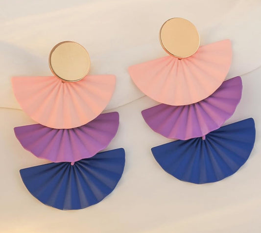 Violet Drop Earrings