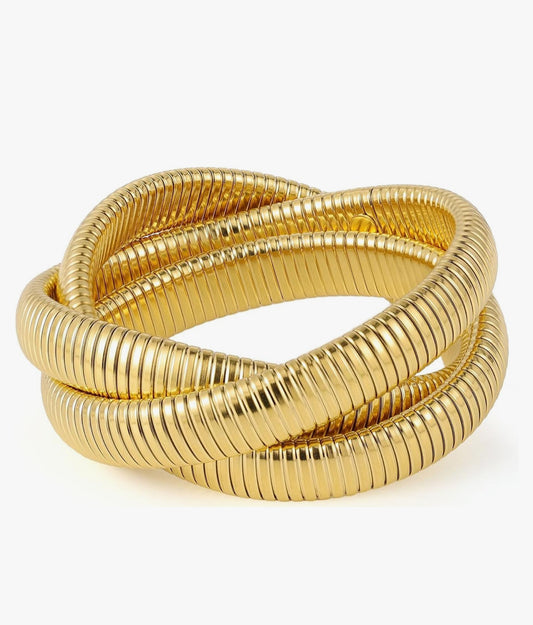 Gold Twist Bracelet