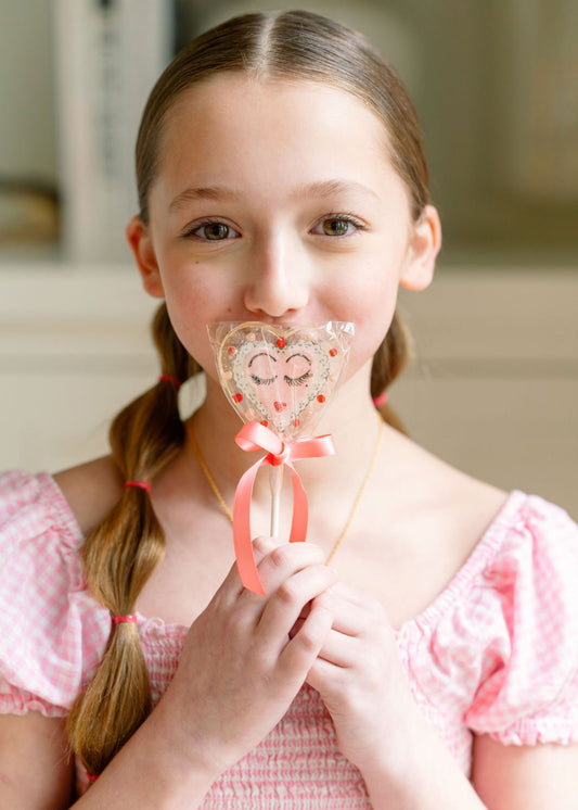 Fondant Sassy Heart Lollipops