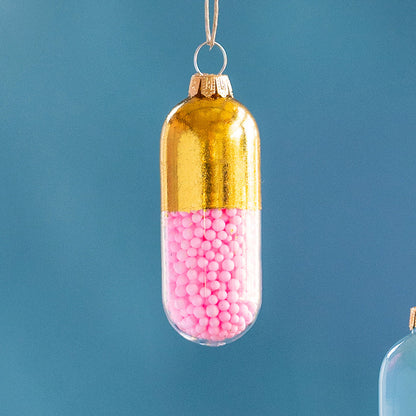 Happy Pill Ornament