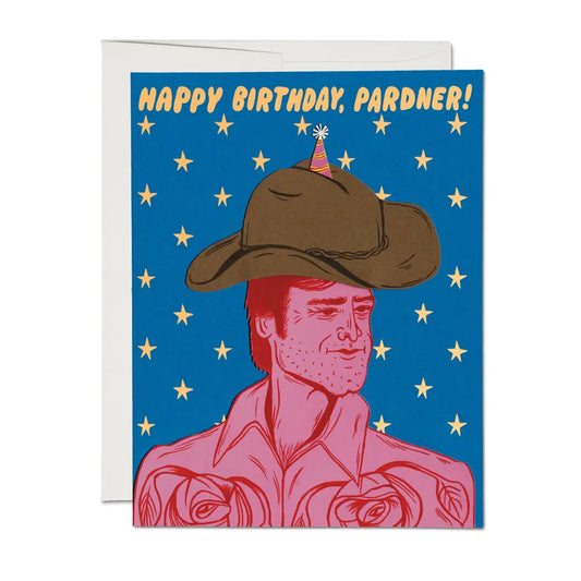 Birthday Pardner Birthday Greeting Card