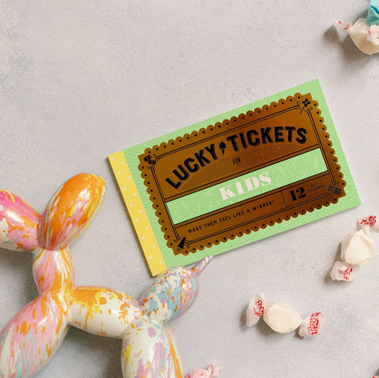 Lucky Tickets For Kids | 12 Gift Coupons