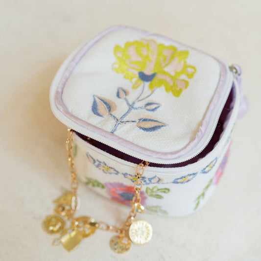 Lavender Peony Jewelry Box