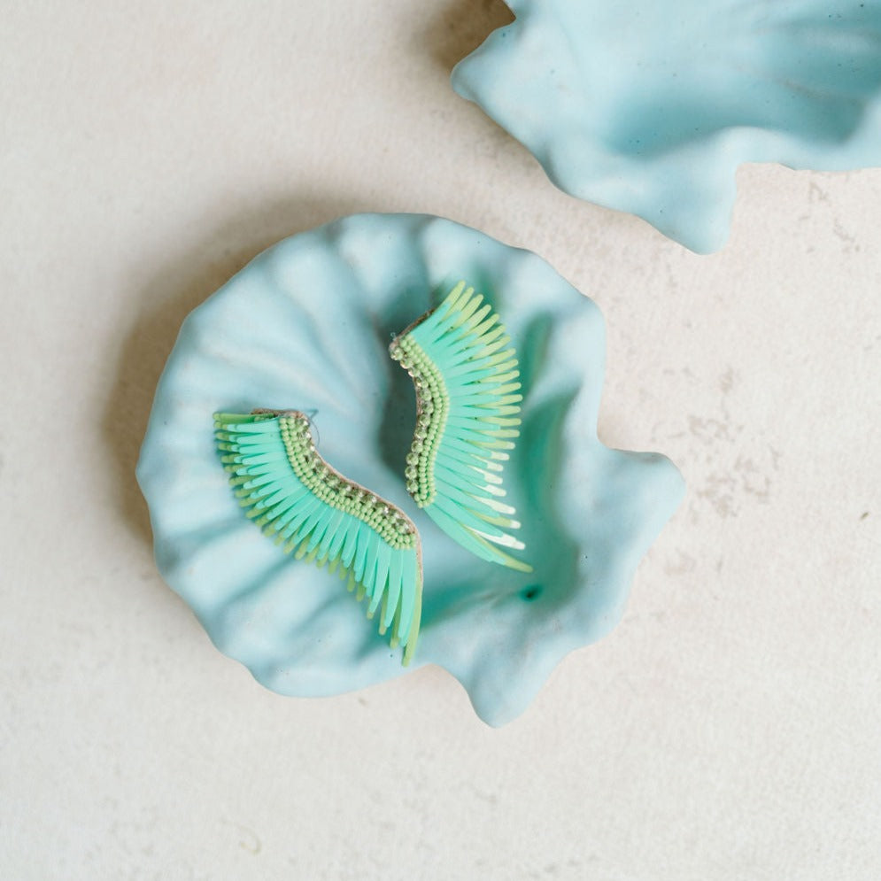Midi Madeline Earrings in Aquamarine