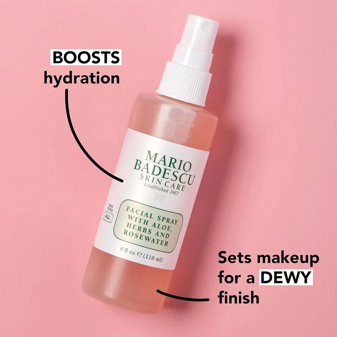 Mario Badescu Rose Facial Spray with Aloe