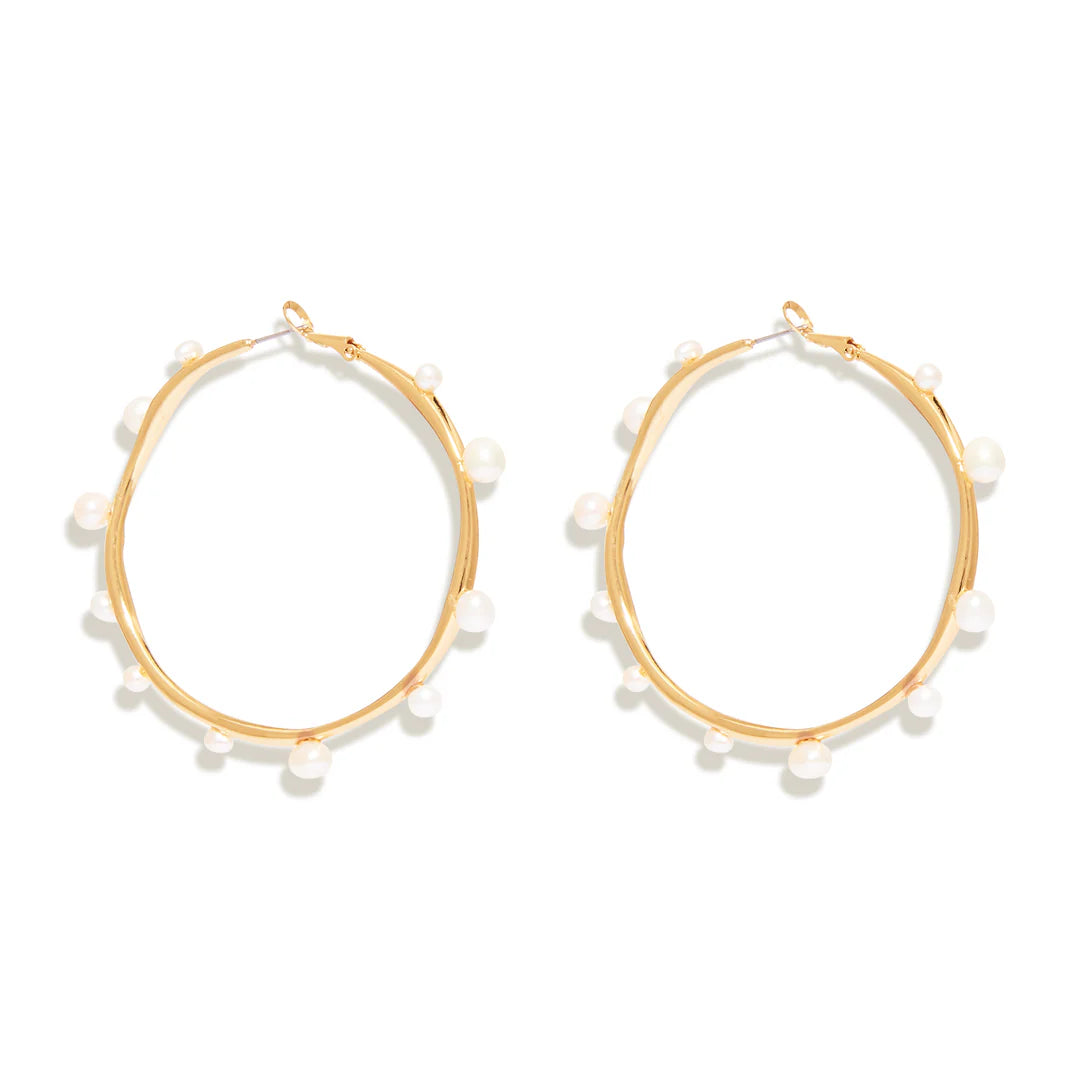 Isla Pearl Hoops