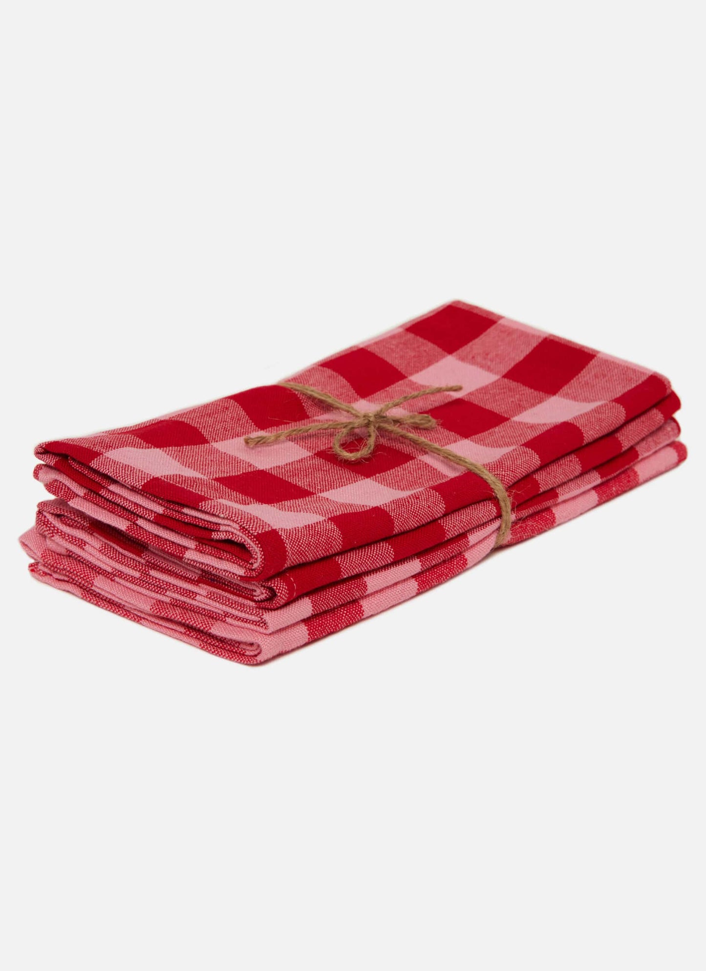 Gingham Valentine Napkins (Set of 4)