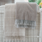Melange Grey Wool Blanket