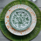 Green Regal Peacock Salad Plate
