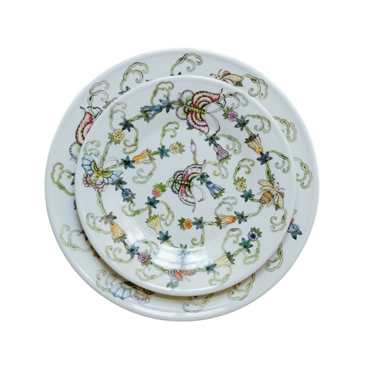 Butterfly and Bees Plates