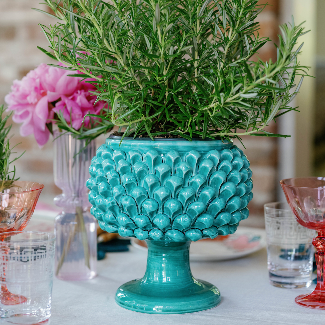 Caltagirone Pine Cone Planter