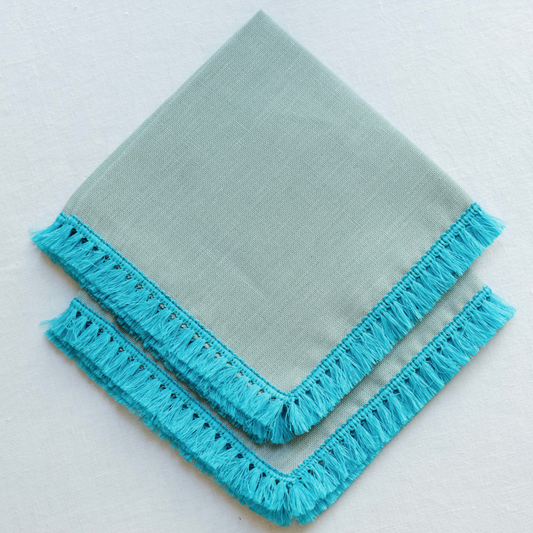 Nappe Linen Napkin | Sage Turquoise